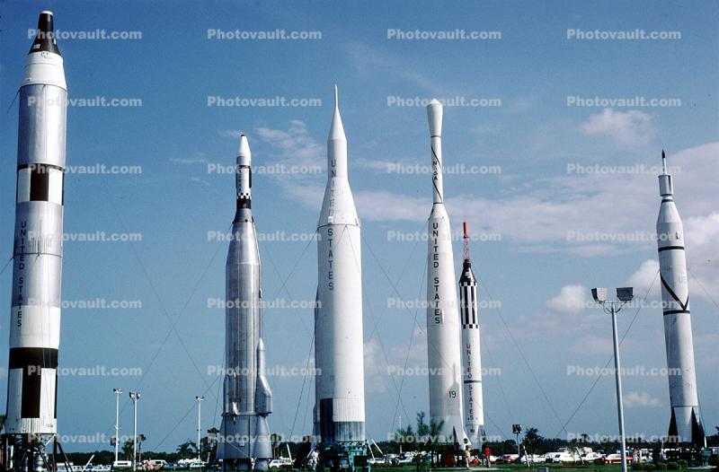 Titan II, Atlas, Jupiter, Thor, Mercury Redstone, Vanguard, Mercury-Redstone, Atlas-Mercury, Rockets, Missiles