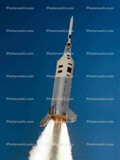 Little Joe II Rocket flight, Apollo launch escape system testing, General Dynamics/Convair, unmanned, single-stage, solid-propellant rocket, White Sands Missile Range