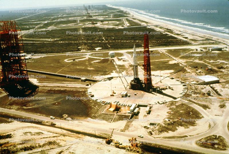 Saturn-I Rocket, Launch Pad, Cape Canaveral, Florida