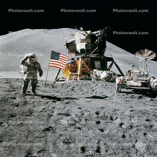 Walking on the Moon, Moonwalk, Walk, Lunar Module, LM, LEM, on the moon, Lunar Excursion Module, Buggy, Landing