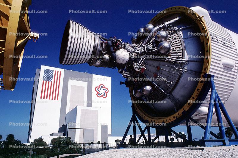 Saturn-V, Rocket, Cape Canaveral, Vehicle Assembly Building, VAB, Nozzle