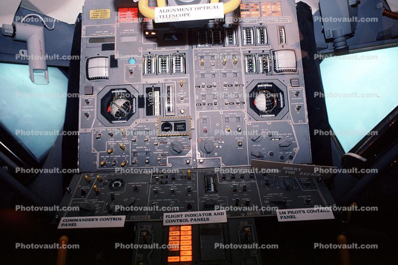 Command Module Main Display Console, Cockpit