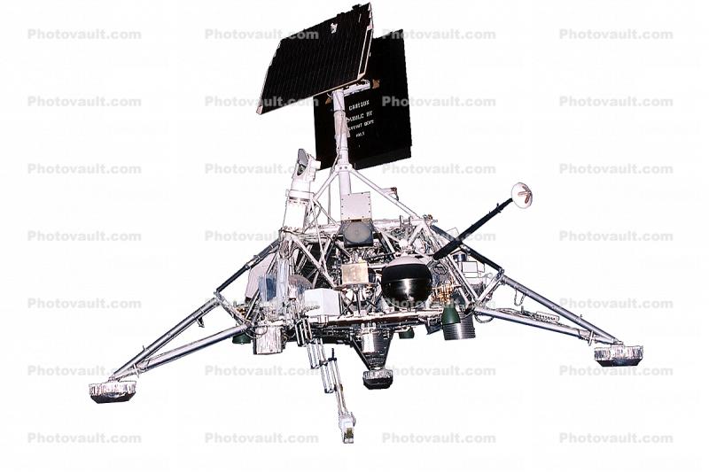 photo-object, object, cut-out, cutout, Moon Lander, Lunar Spacecraft, Surveyor