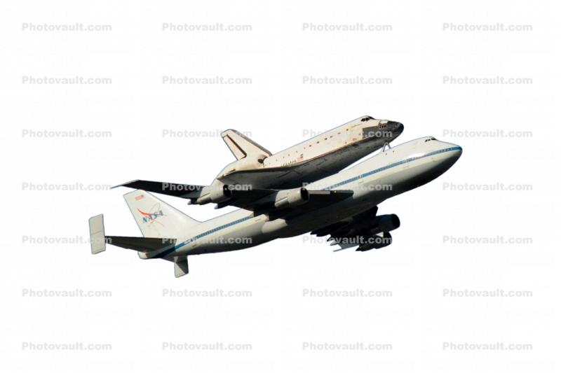 Shuttle Carrier Aircraft (SCA) photo-object, object, cut-out, cutout, NASA, Space Shuttle, Boeing 747-100