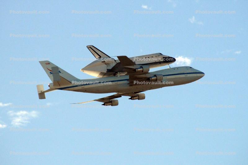 Last flight of the Space Shuttle Endeavor, Shuttle Carrier Aircraft (SCA), Space Shuttle Ferry, NASA Space Shuttle Carrier, Boeing 747-100