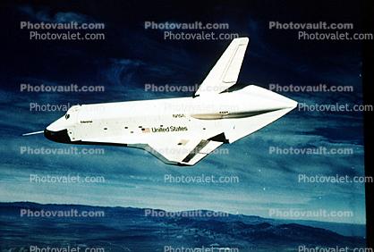 Space Shuttle Enterprise, tail shroud, free fall test flight