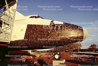 Space Shuttle Explorer, Tiles, Cape Canaveral