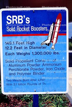 SRB's, solid rocket boosters