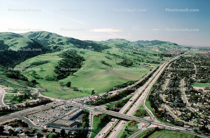 Diamond Interchange, Interstate Highway I-680, San Ramon, California, 27 March 1984
