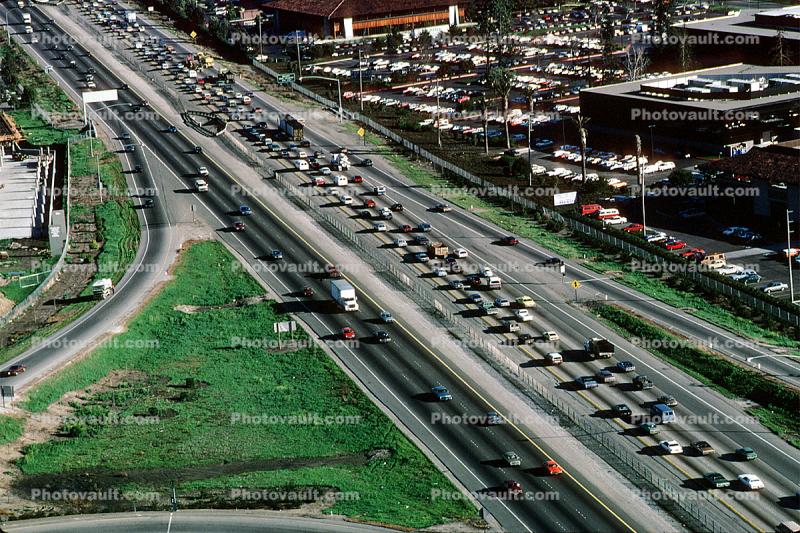 Highway 101, traffic jam, rush hour, Level-A Traffic