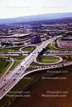 Half Cloverleaf Intersection, Interstate Highway I-405, Irvine, California, US Highway 101, Freeway