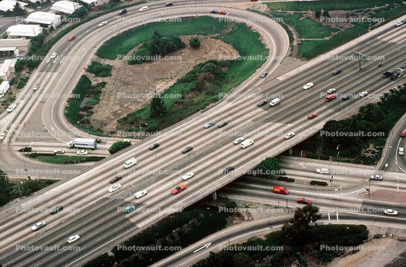 Interstate Highway I-405, cars, traffic, freeway