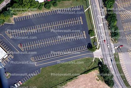 empty parking lot, Cincinnati