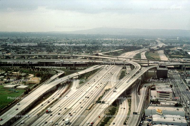 Interstate Highway I-405, Costa Mesa Freeway, Irvine, California, cars, traffic, freeway