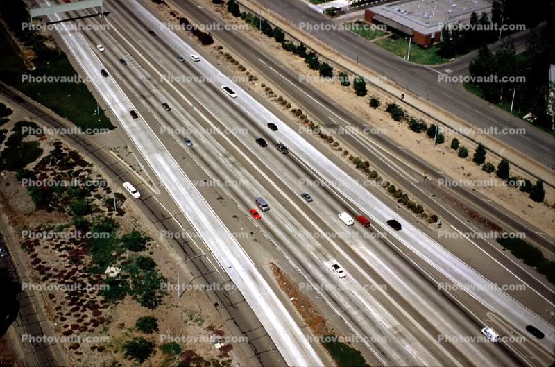Orange County, California, Interstate Highway I-405, Irvine, cars, traffic, freeway
