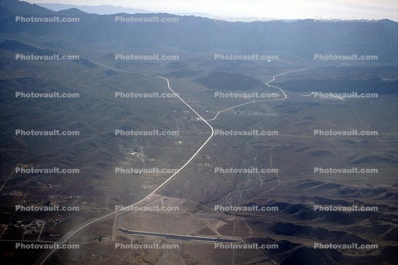 Highway 160 splits with 159, Charleston Blvd and Blue Diamond Blvd, Desert Hills, west of Las Vegas