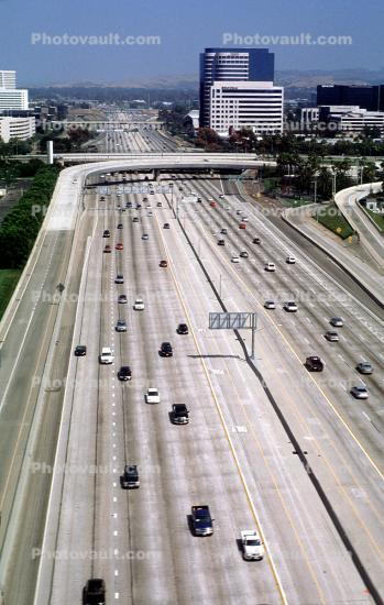 Interstate Highway I-405, cars, traffic, freeway, Irvine, California