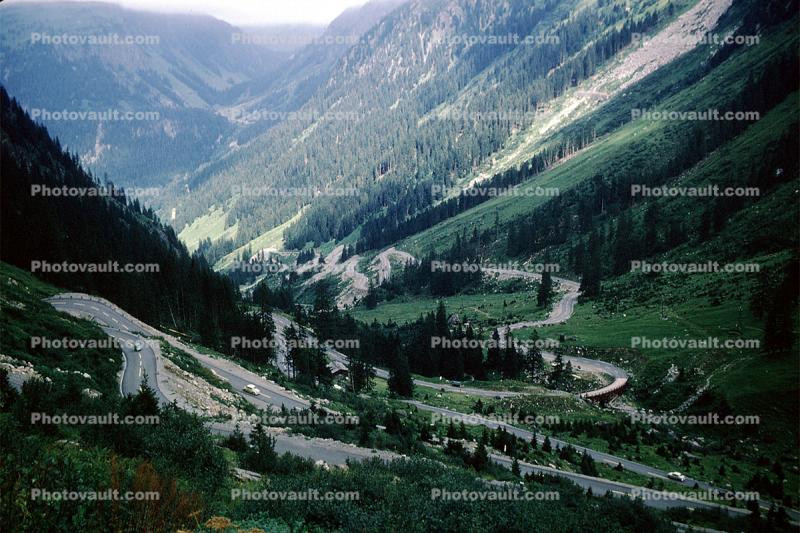 Switchback, Mountains