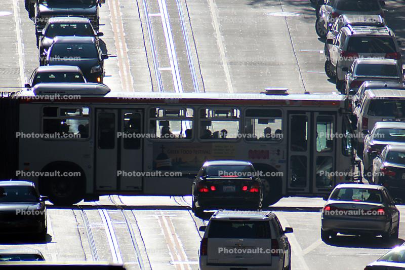 6242, Muni Articulated bus, Car, automobile, Vehicle
