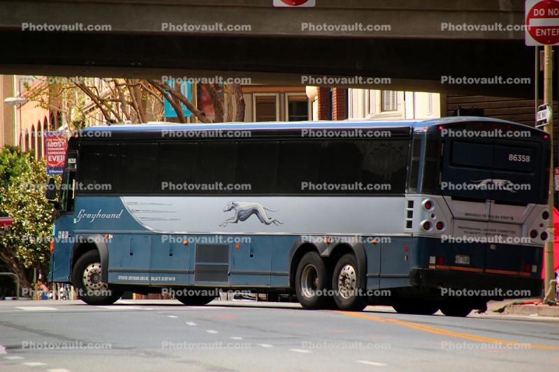 Greyhound Bus 86358, Motor Coach Industries D4505, MCI
