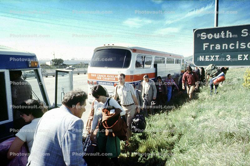 Bus Passengers Transfering, Bus Breakdown