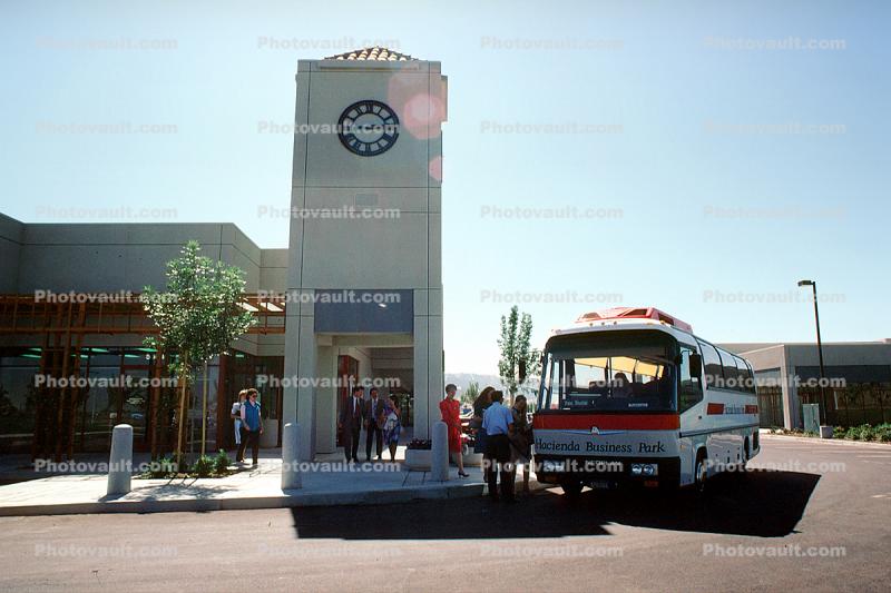 Clock Tower, Bus Stop, Hacienda Business Park Bus