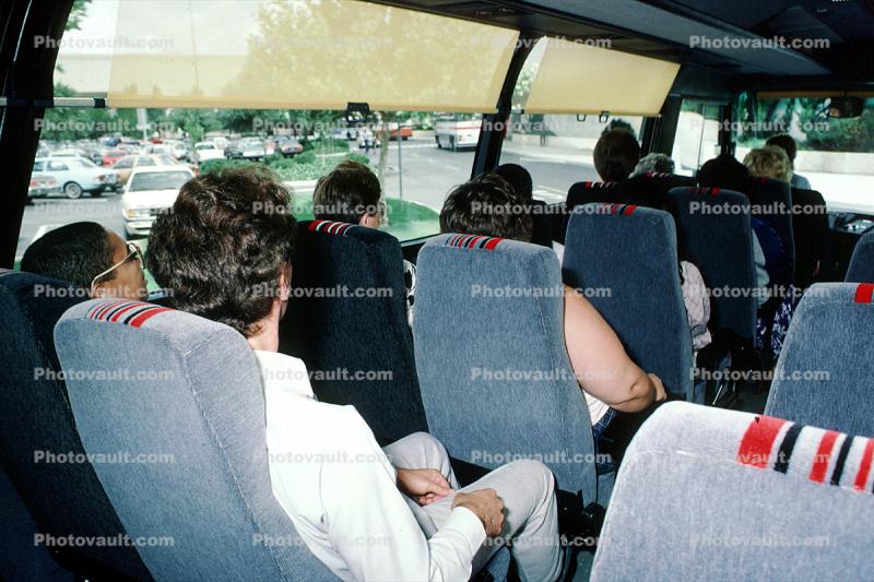 Passengers In Bus, Hacienda Business Park, Inside, Interior