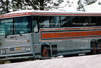 MCI bus, Orange Belt Stages, El Dorado County, California