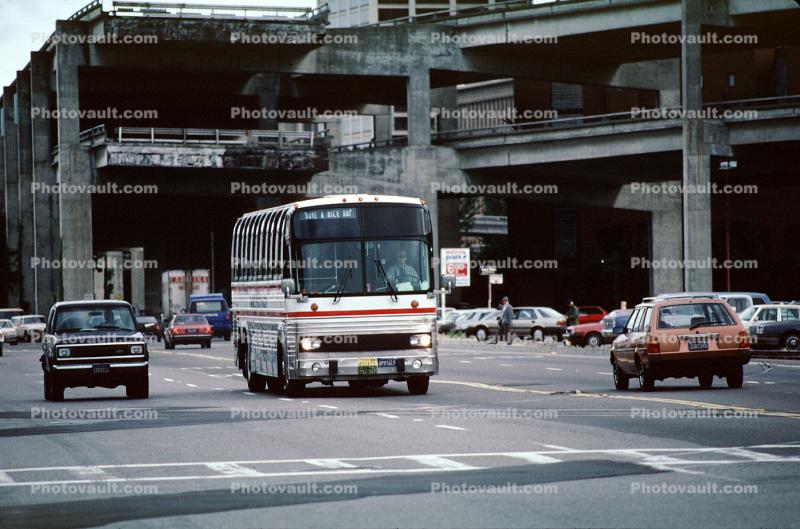 Americoach, Old Embarcadero Freeway, 1989, 1980s