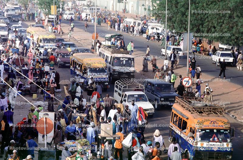 Crowded Street, Touba Senegal, 2003