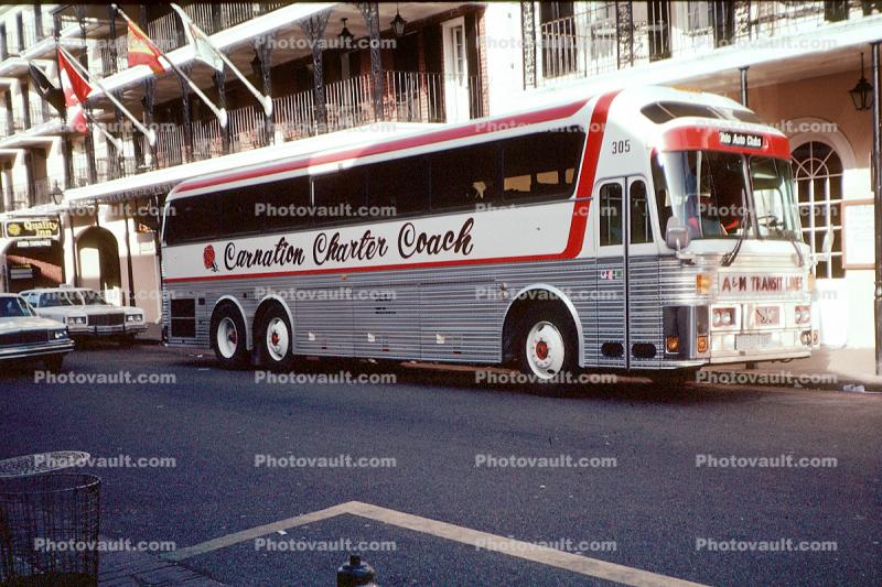Canadian Charter Coach, A&M Transit Lines, 305, Ohio Auto Clubs, New Orleans