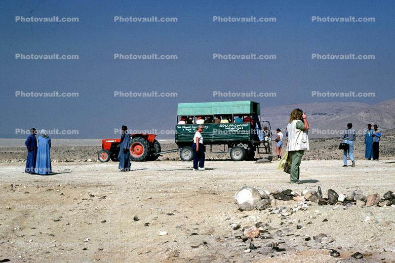 Tractor Pull, Desert, Tel El Armana, 1984, 1980s