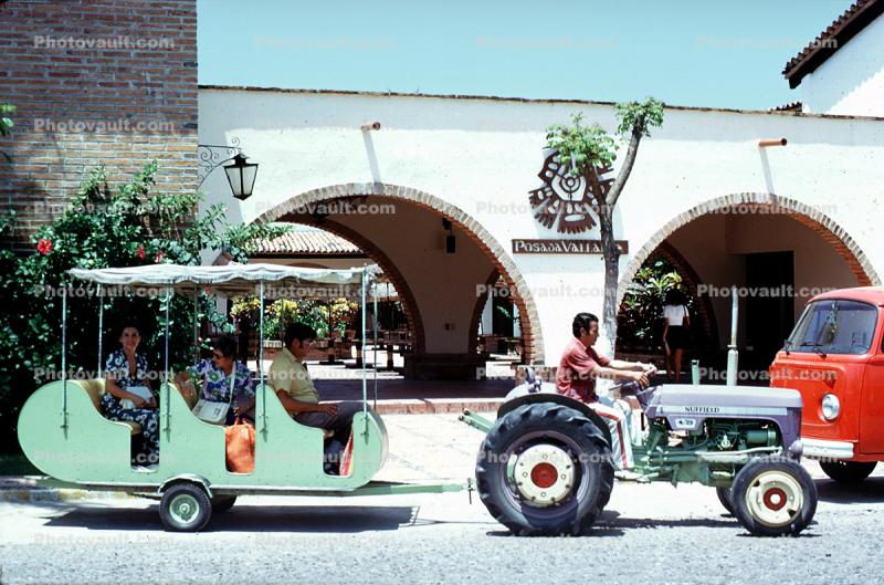 Tractor Pulling Trailer, Puerto Vallarta, Posada Vallarta, 1973, 1970s