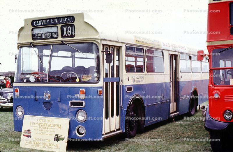 X91, Castle Point Transport Museum Society, Canvey Island, Essex, 1950s