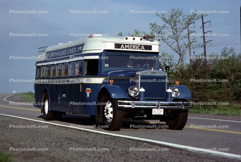 1931 Greyhound Bus Lines, IBC 7 J, 1930's