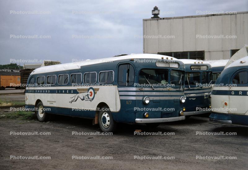 Northland G.L., PG-2502 Coach, Greyhound Bus, 1950s