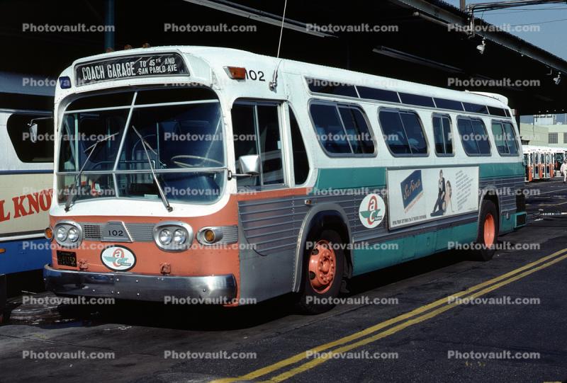 AC Transit Bus, 1960  SDH-4501, Oakland California