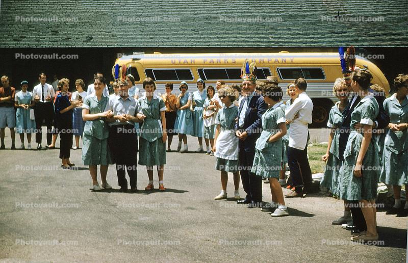 Utah Parks Company, Restaurant Staff, hostess, July 1959, 1950s