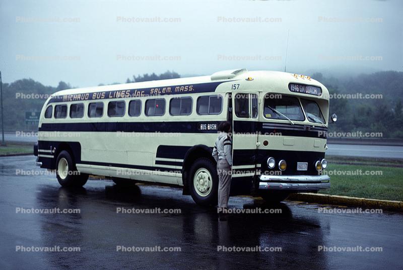 Michaud Bus Lines, Bus Bash, 1946 GM Coach, Salem
