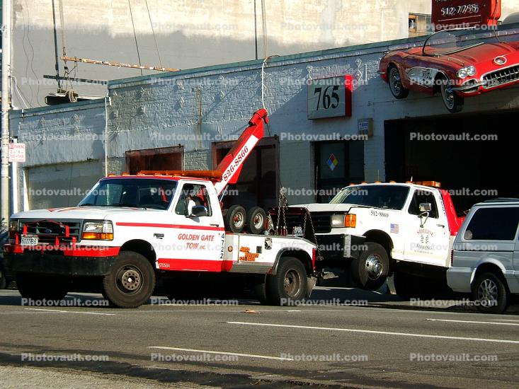 Tow Truck, towing another tow truck, crane, lift, Towtruck