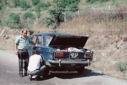 Flat Tire, Fiat 124