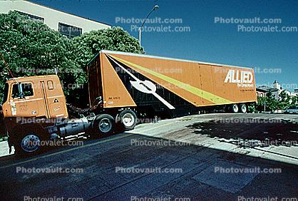 Allied Movers, Moving Van,  Divisadero Street, Pacific Heights, San Francisco, Pacific-Heights