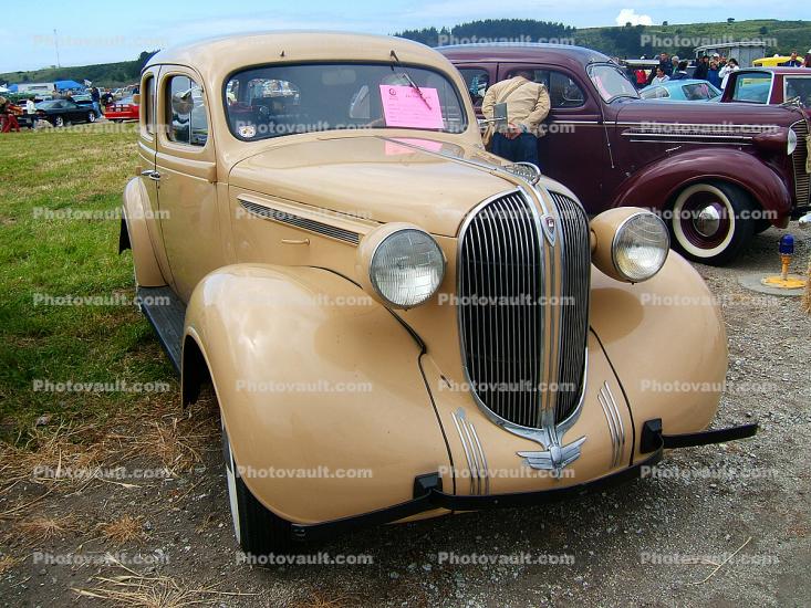 1938 Plymouth, Model-P6, 4-Door Sedan, Engine: 201 CI Flathead-6, Chrysler, automobile