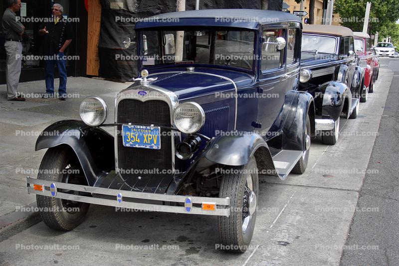 1930 Model A Ford, Sedan, Front, Bumper, Model-A, A-bone