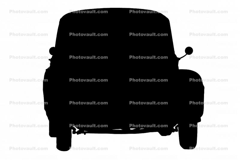 1947 Ford Woody silhouette, shape, logo, 1940s