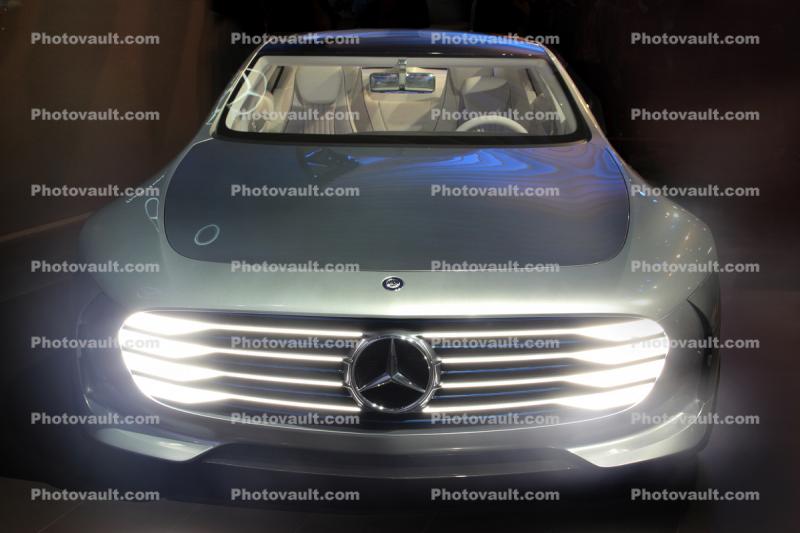 Self-driving Mercedes-Benz F 015 concept car, CES Convention 2016, Consumer Electronics Show, tradeshow