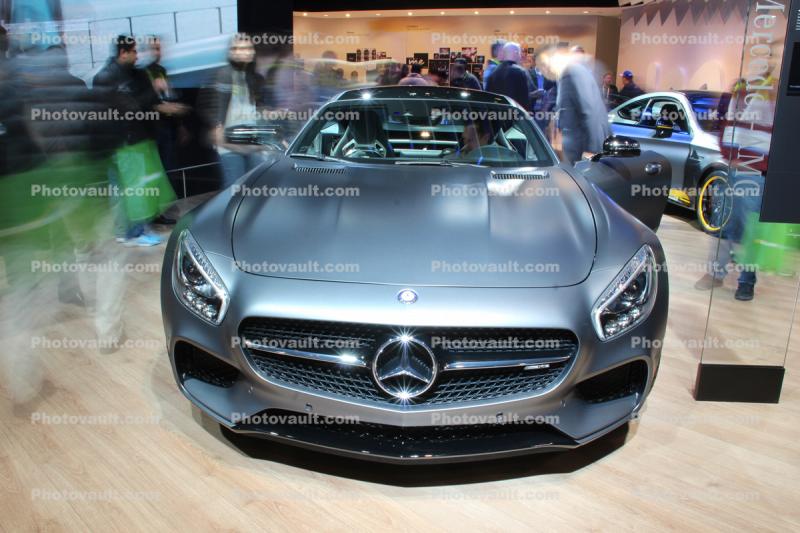 Driverless Self-driving Mercedes-Benz F 015 concept car, CES Convention 2016, Consumer Electronics Show, tradeshow