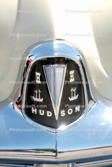 1948 Hudson Commodore Hood Emblem, Chrome