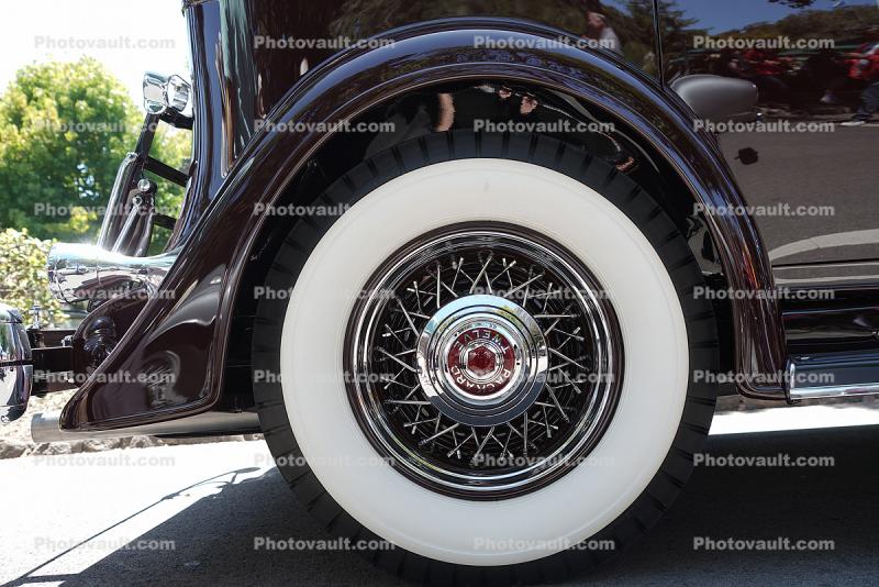 1913 Rolls-Royce Silver Ghost Whitewall Tire, Reuters London to Edinburgh Tourer