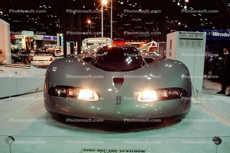 Oldsmobile Aerotech Concept Car, head-on, automobile, 1993
